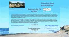 Desktop Screenshot of centennialcottages.ca